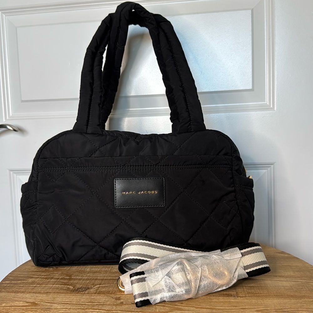 Marc Jacobs Small Weekender Tote Bag Black